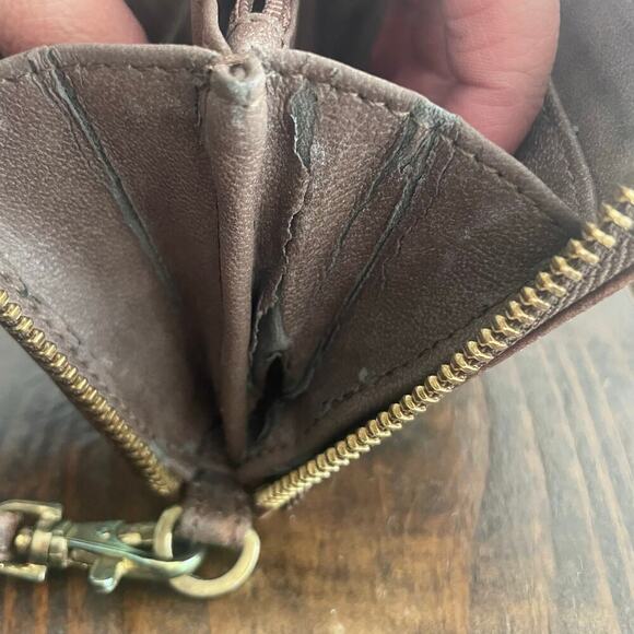 LSU Zip Around Wristlet Small Clutch Louisiana State University Tigers Y2K Style - Picture 8 of 8